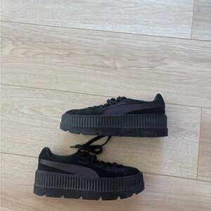 Puma Women's Black Platform Sneakers